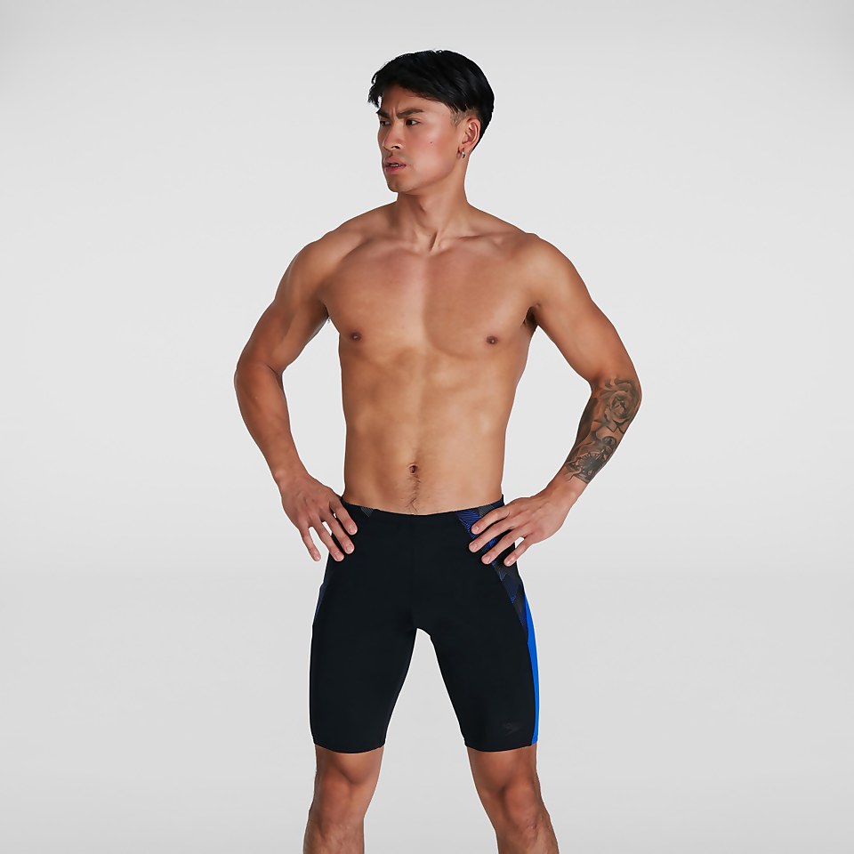 Men's Endurance+ Slice Jammer Black/Blue