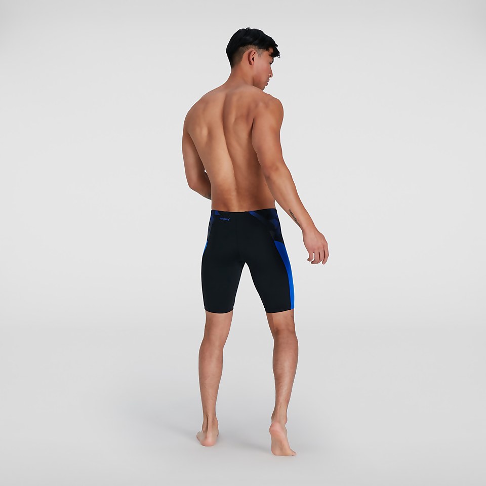 Men's Endurance+ Slice Jammer Black/Blue