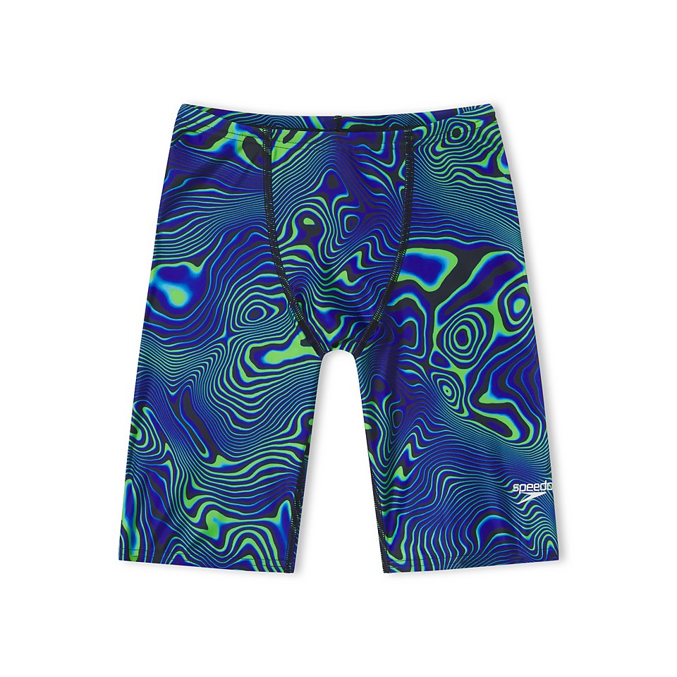Boy's Printed Jammer Blue