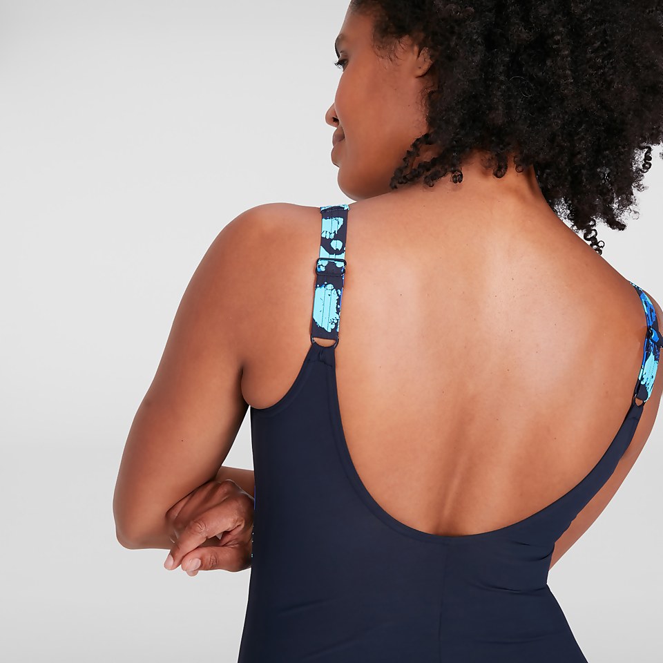 Women's LunaLustre Shaping Swimsuit Blue
