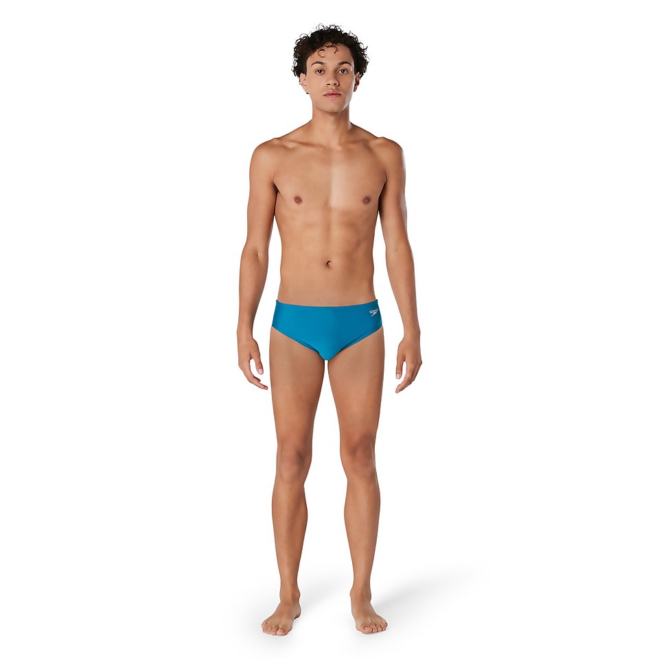Men's Solid One Brief Blue