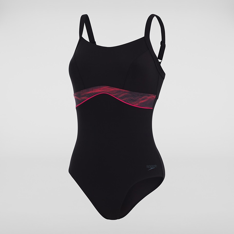 Women's Salacia Clipback Shaping Swimsuit Black/Red