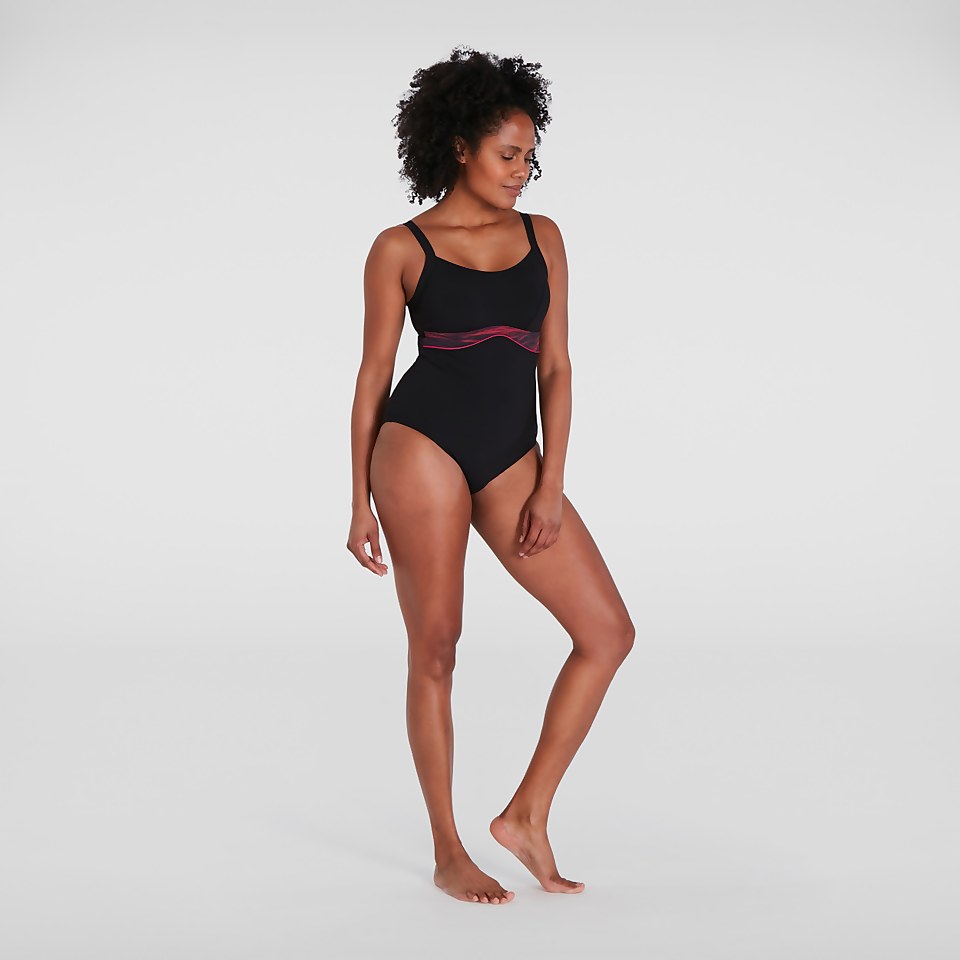 Women's Salacia Clipback Shaping Swimsuit Black/Red