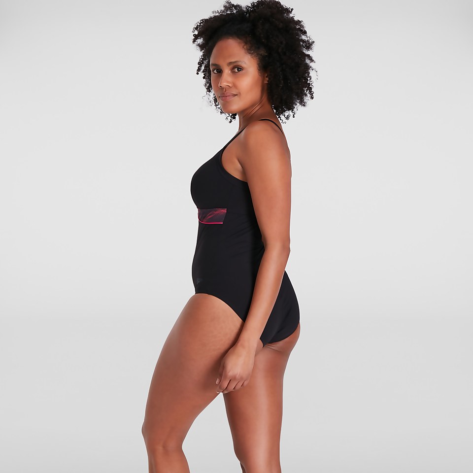 Women's Salacia Clipback Shaping Swimsuit Black/Red