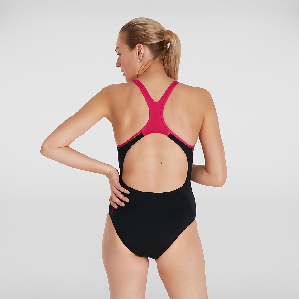 Maillot de bain Femme Plastisol Laneback noir/rouge