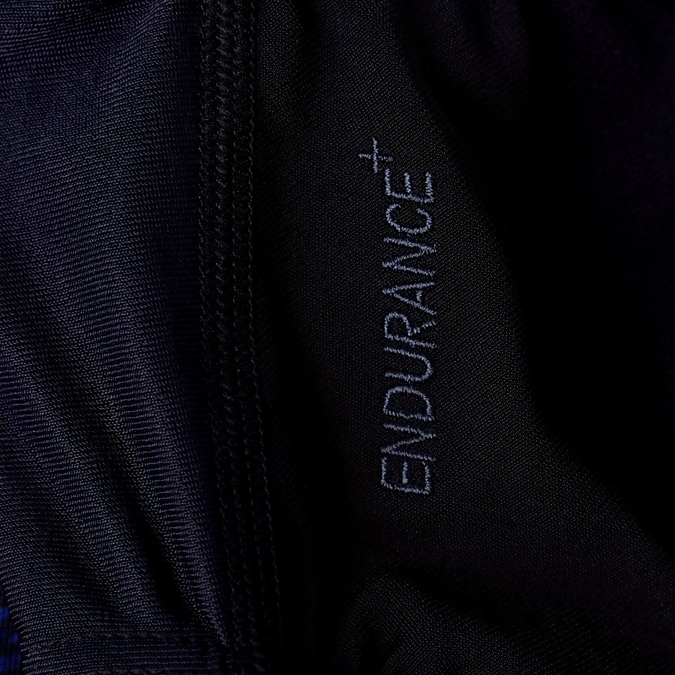 Placement Digital Powerback Badeanzug Schwarz/Lila für Damen