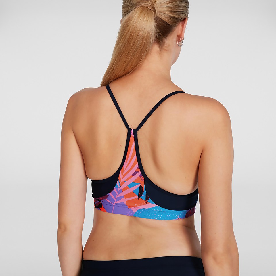 Women's Volley Thinstrap Bikini Blue/Red