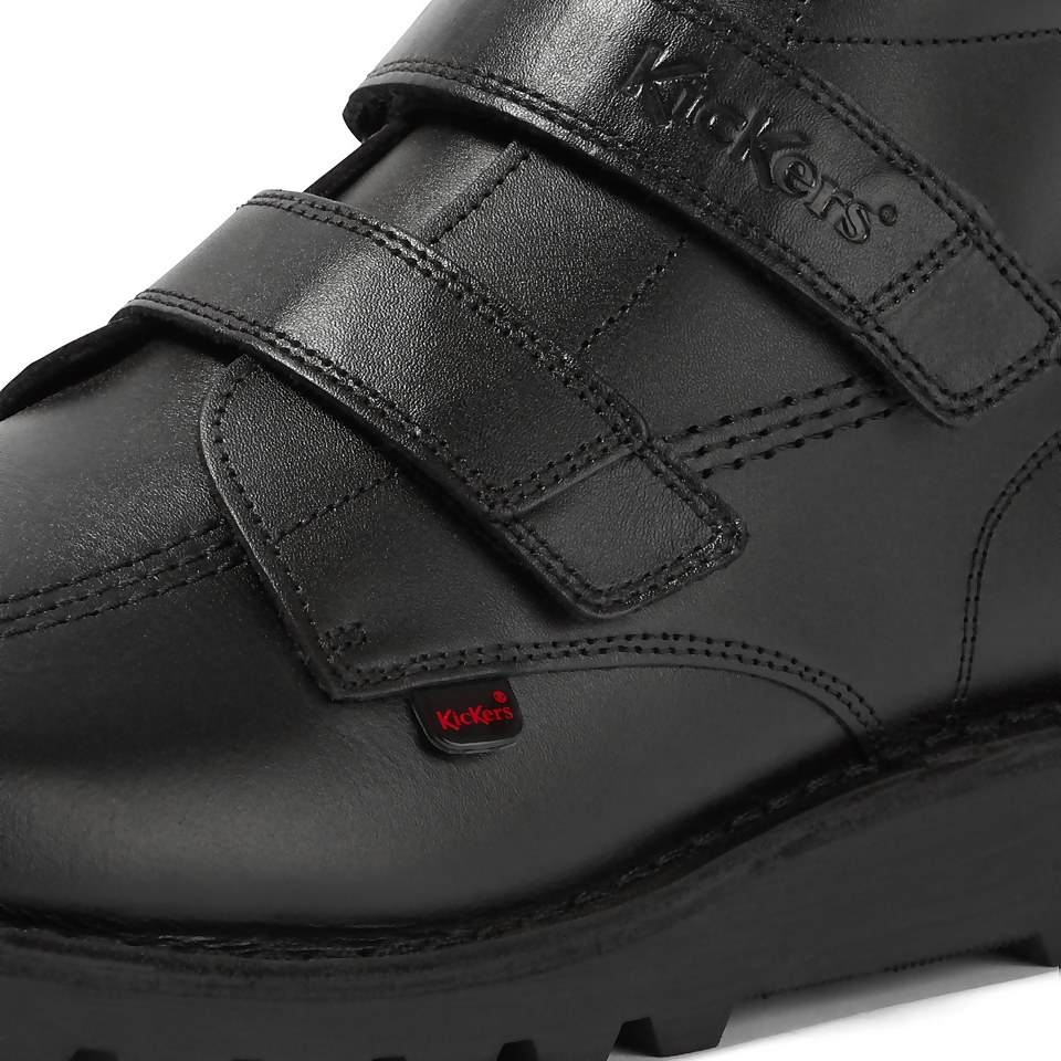 Adult Unisex Kick HI Vel Leather Black