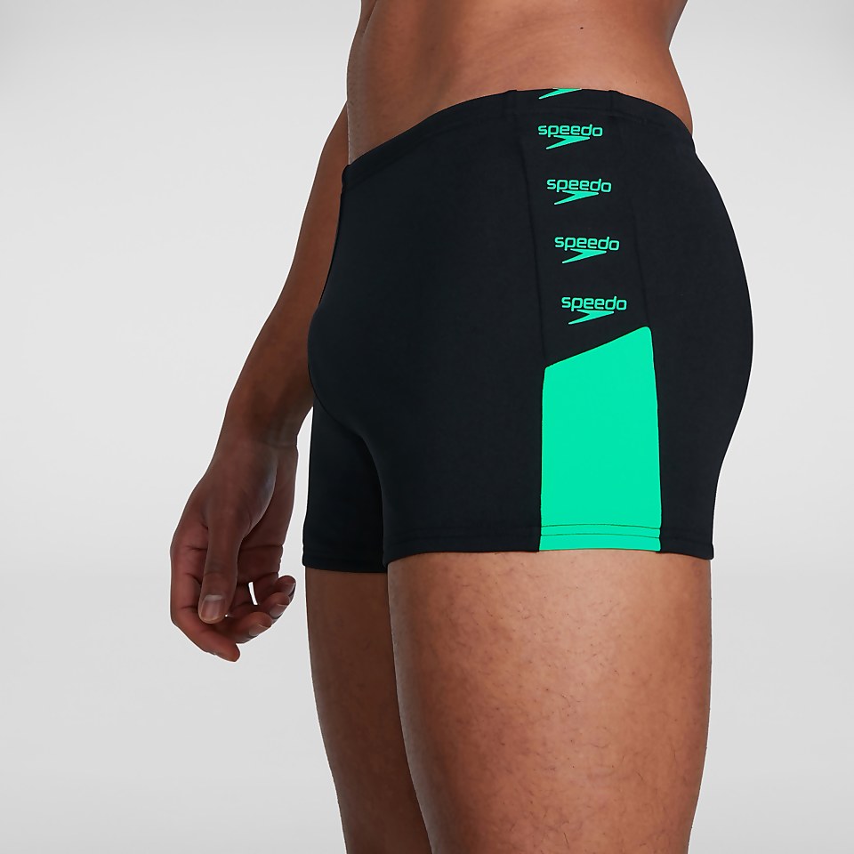 Men's Boom Logo Splice Aquashort Black/Green