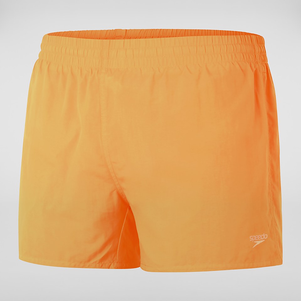 Short de bain Homme 33 cm loisir coupe ajustée orange