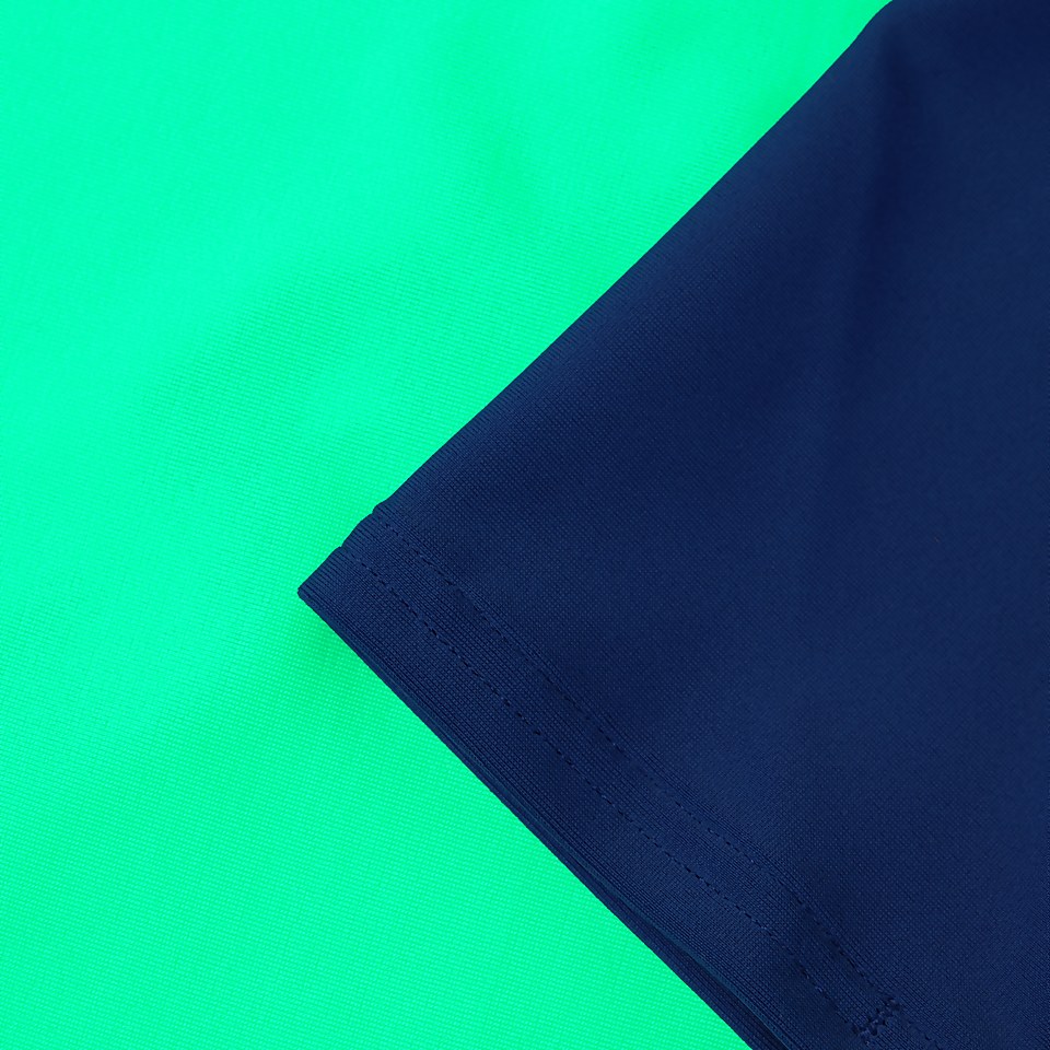 Haut Bébé Printed Rash manches longues vert/bleu