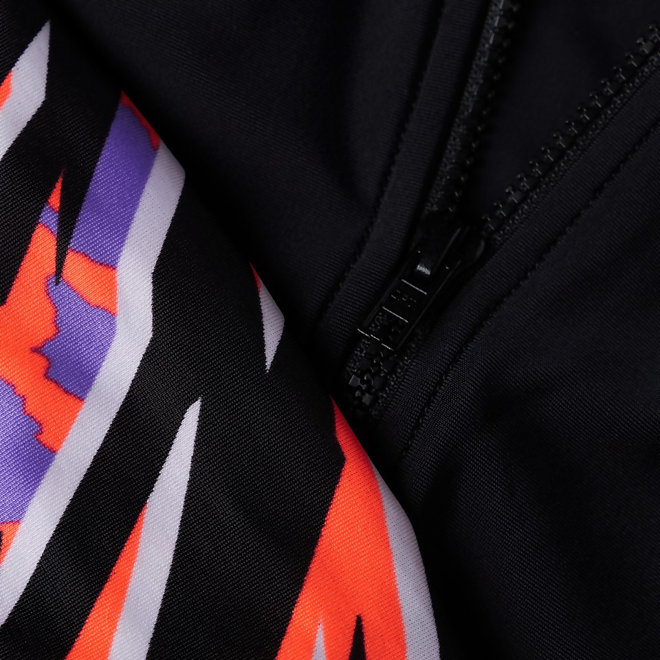 Women's Long Sleeved Paddle Suit Black/Red