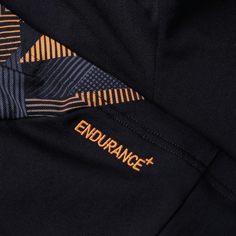 Men's Endurance+ Slice Jammer Black/Orange
