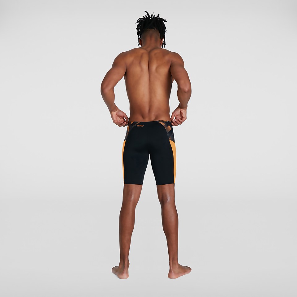 Men's Endurance+ Slice Jammer Black/Orange