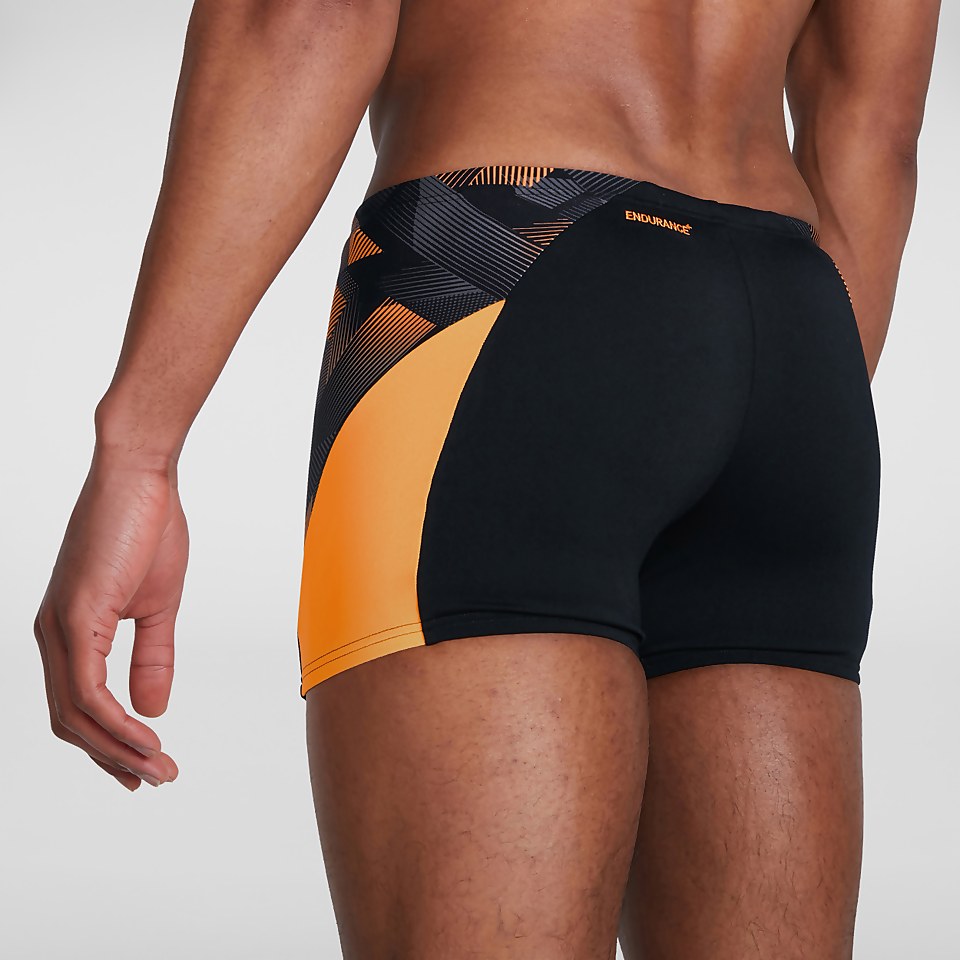 Men's Endurance+ Aquashort Black/Orange