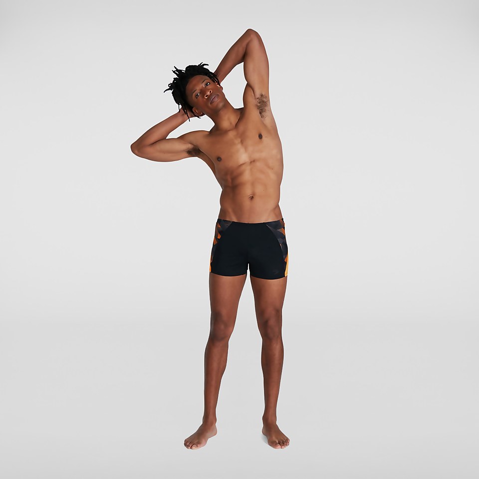 Men's Endurance+ Aquashort Black/Orange
