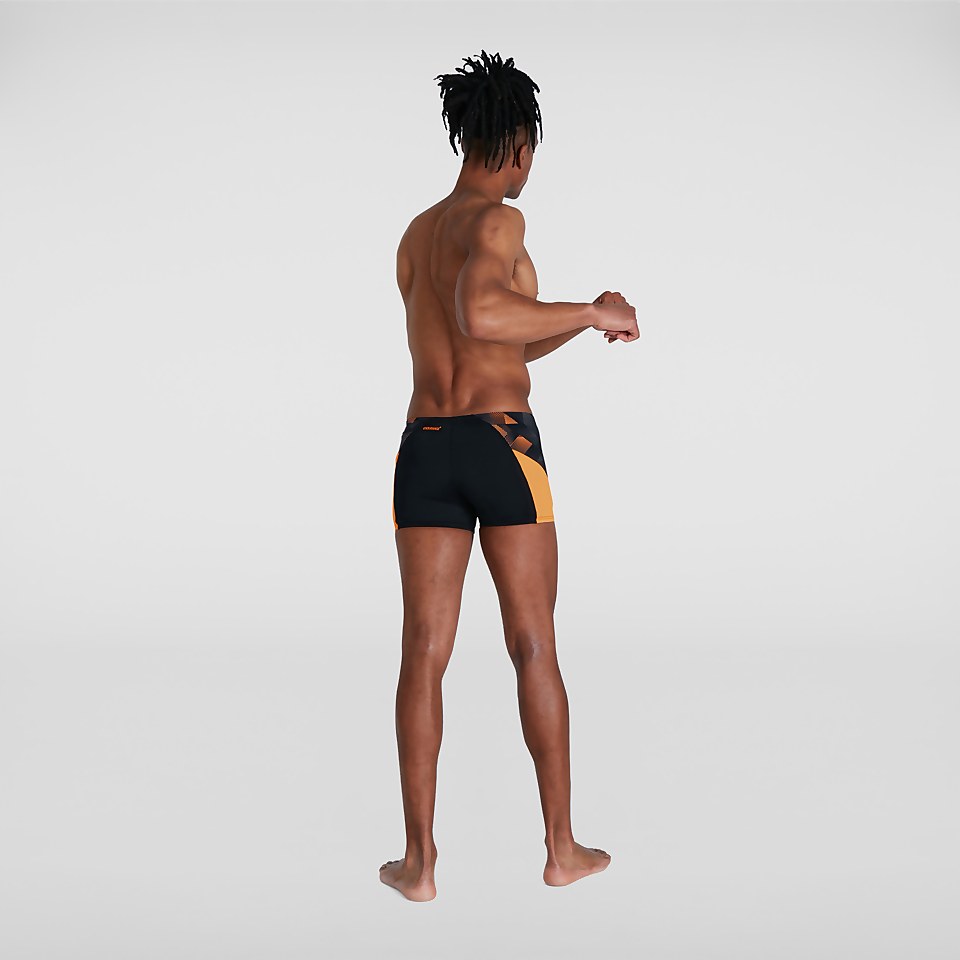 Men's Endurance+ Aquashort Black/Orange