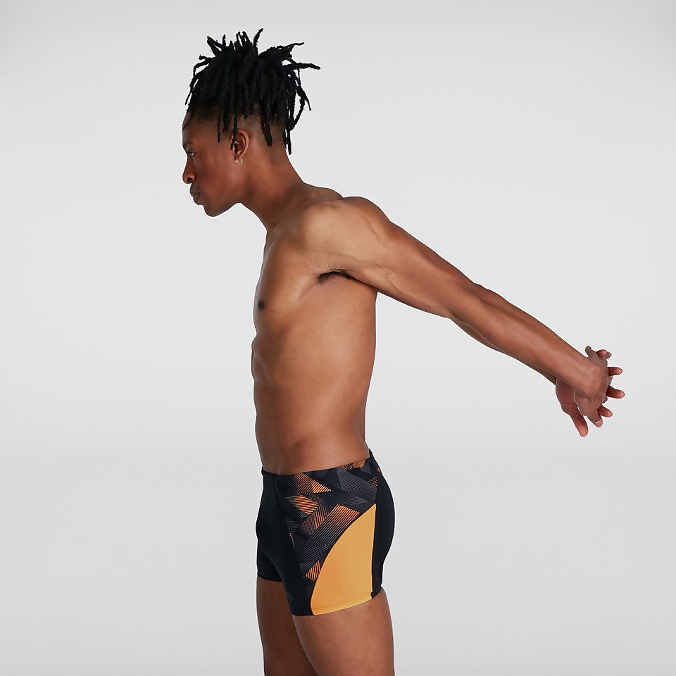 Men's Endurance+ Aquashort Black/Orange