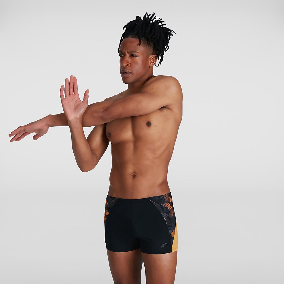 Men's Endurance+ Aquashort Black/Orange