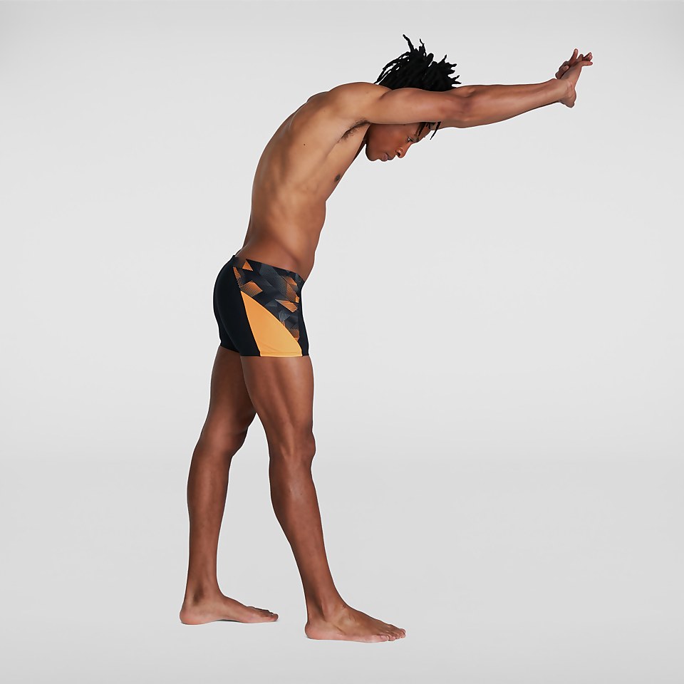 Men's Endurance+ Aquashort Black/Orange