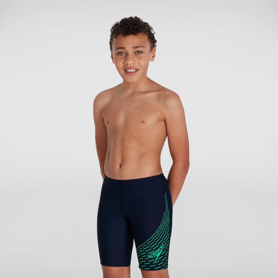 SPEEDO MEDLY LOGO JAM JM BLUE/GREEN