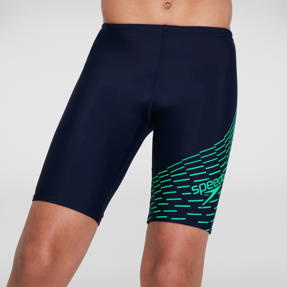SPEEDO MEDLY LOGO JAM JM BLUE/GREEN