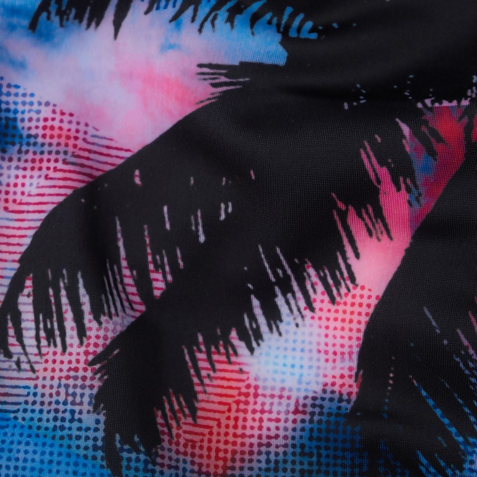 Maillot de bain Fille Star noir/bleu