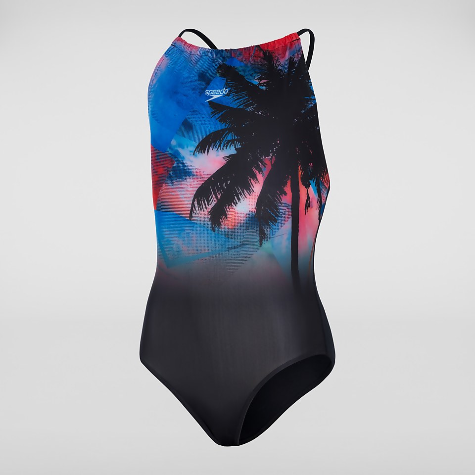 Maillot de bain Fille Star noir/bleu
