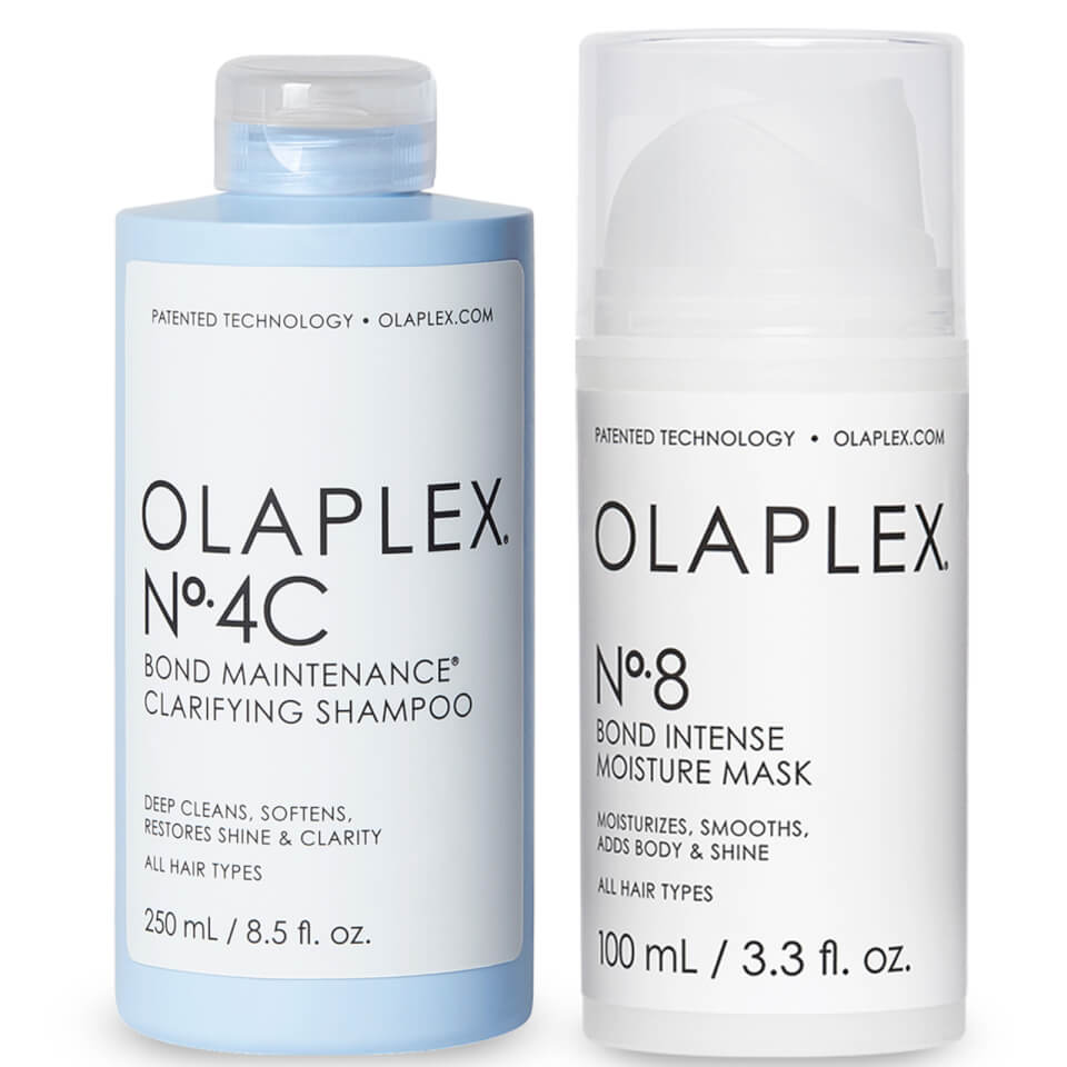 Olaplex Clarifying Shampoo Bundle No.4C and No.8 (Worth €65.00)