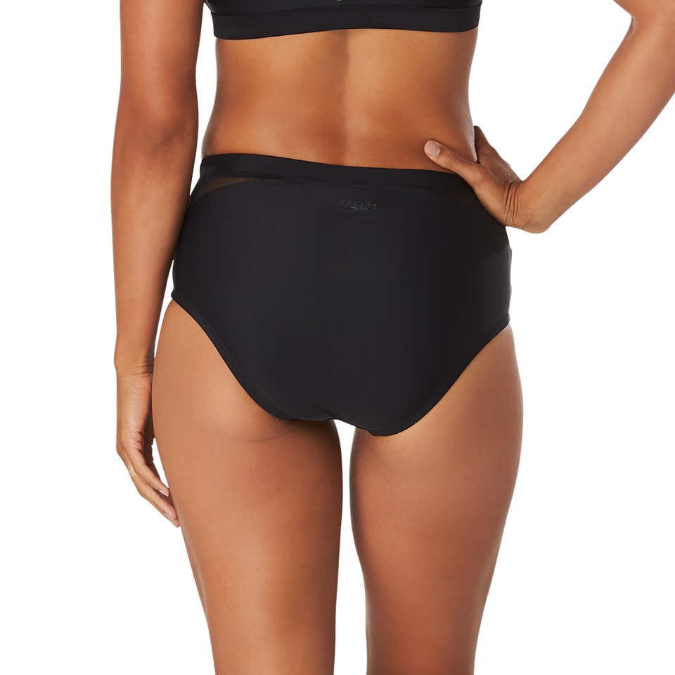 Women's Mesh Bikini Bottom Black