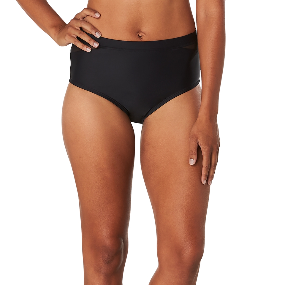 Women's Mesh Bikini Bottom Black