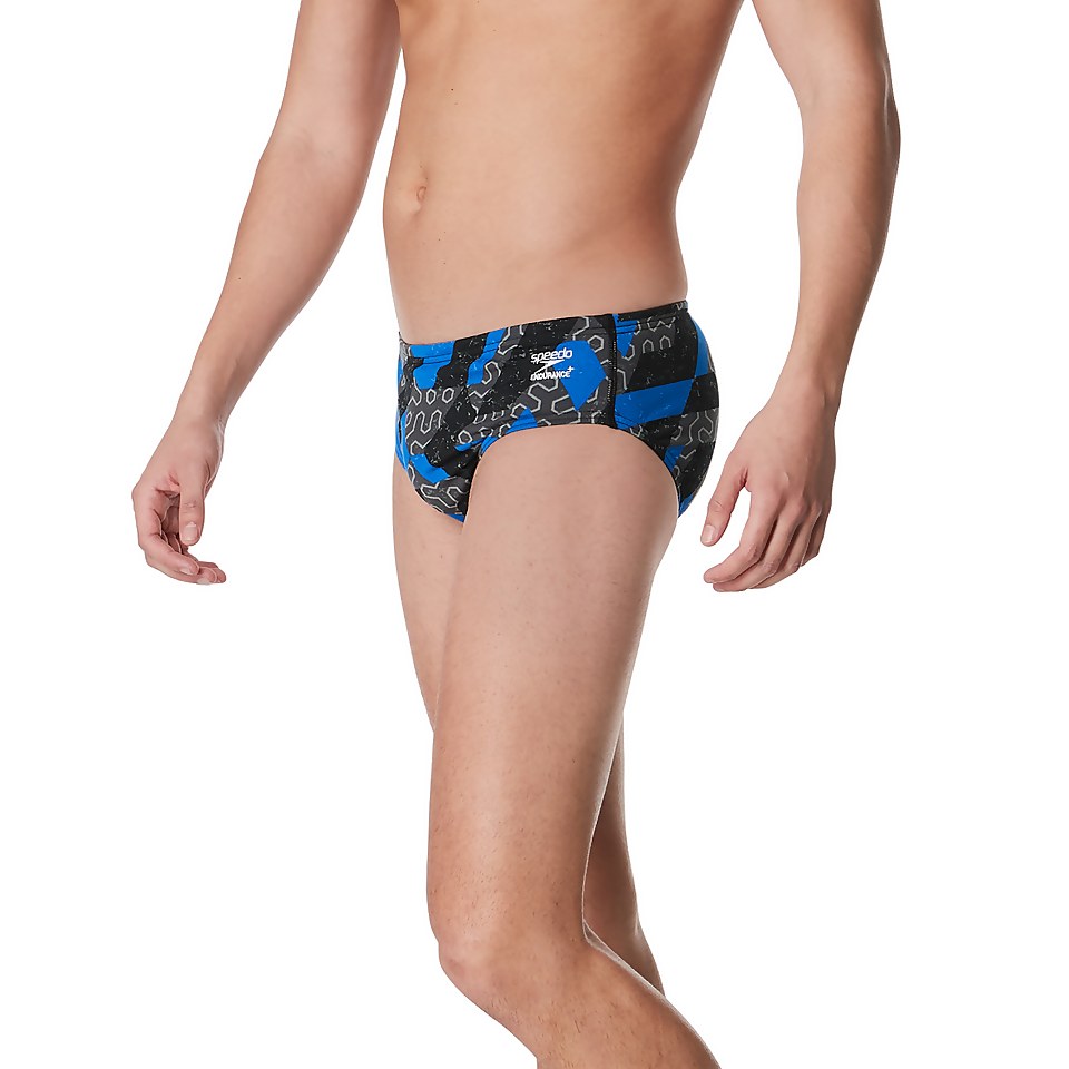 Men's Ruse Blocks Brief Blue