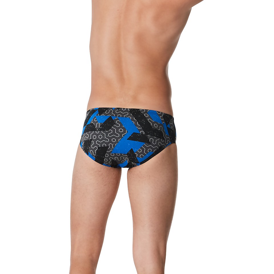 Men's Ruse Blocks Brief Blue