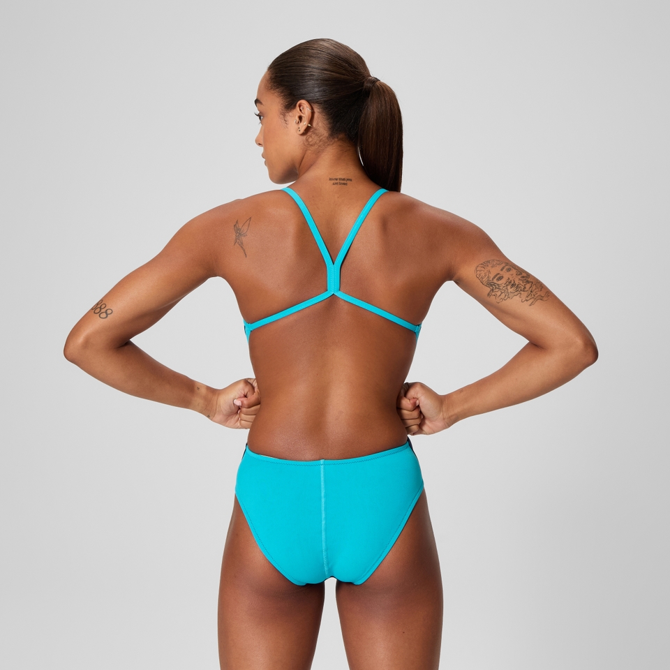 Women's Edge Splice One Back One Piece Navy/Blue