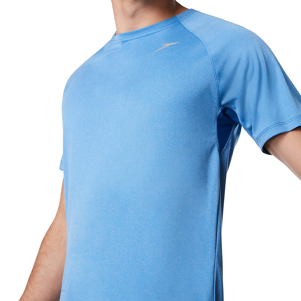 Men's Short Sleeve Rashguard Blue