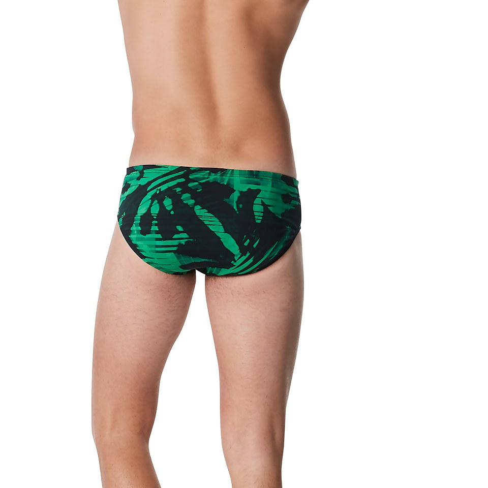 Men's Reflected Brief Green