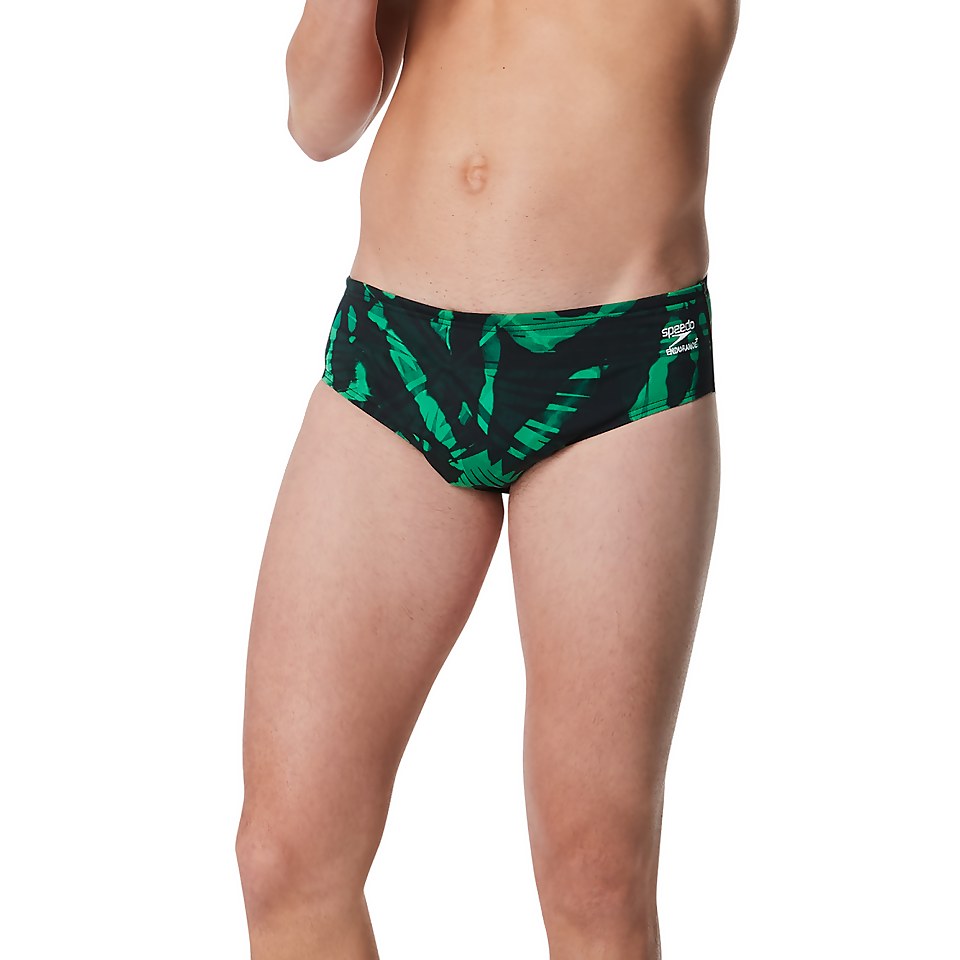 Men's Reflected Brief Green