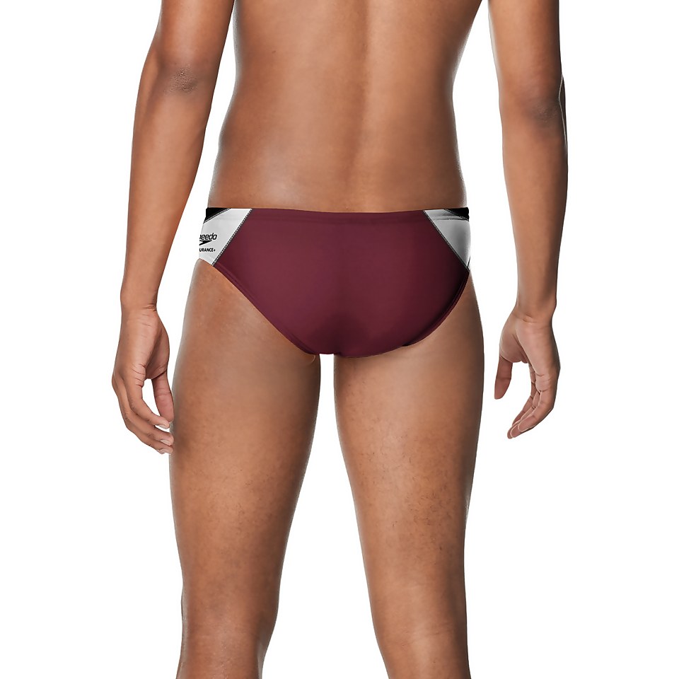 Men's Edge Splice Brief Red