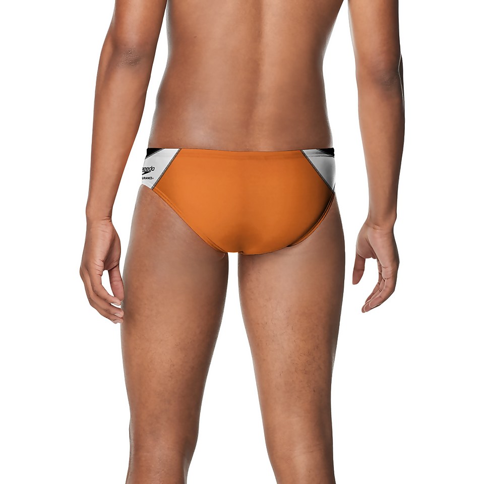 Men's Edge Splice Brief Orange