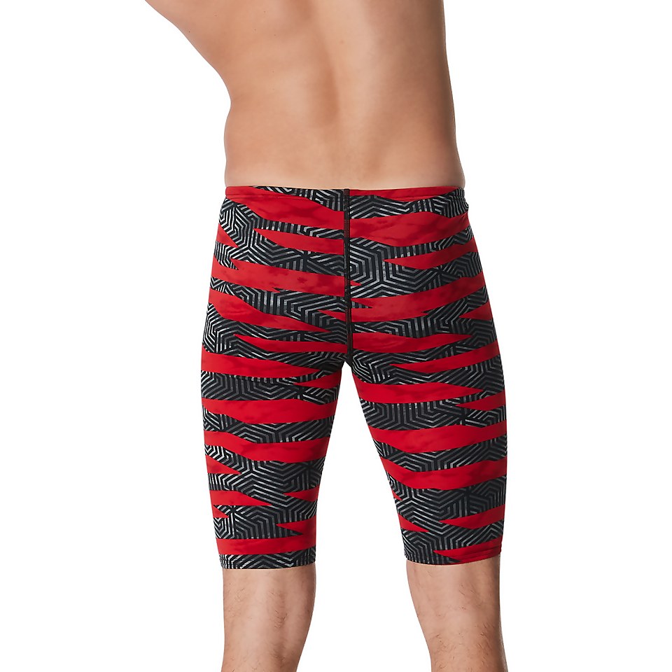 Men's Contort Stripes Jammer Red
