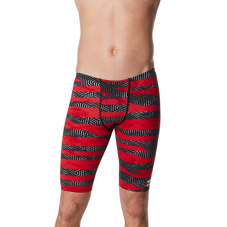 Men's Contort Stripes Jammer Red