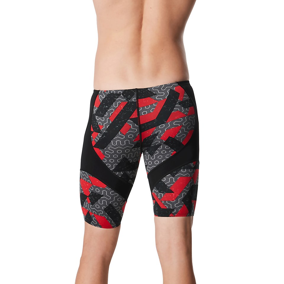 Men's Ruse Blocks Jammer Red