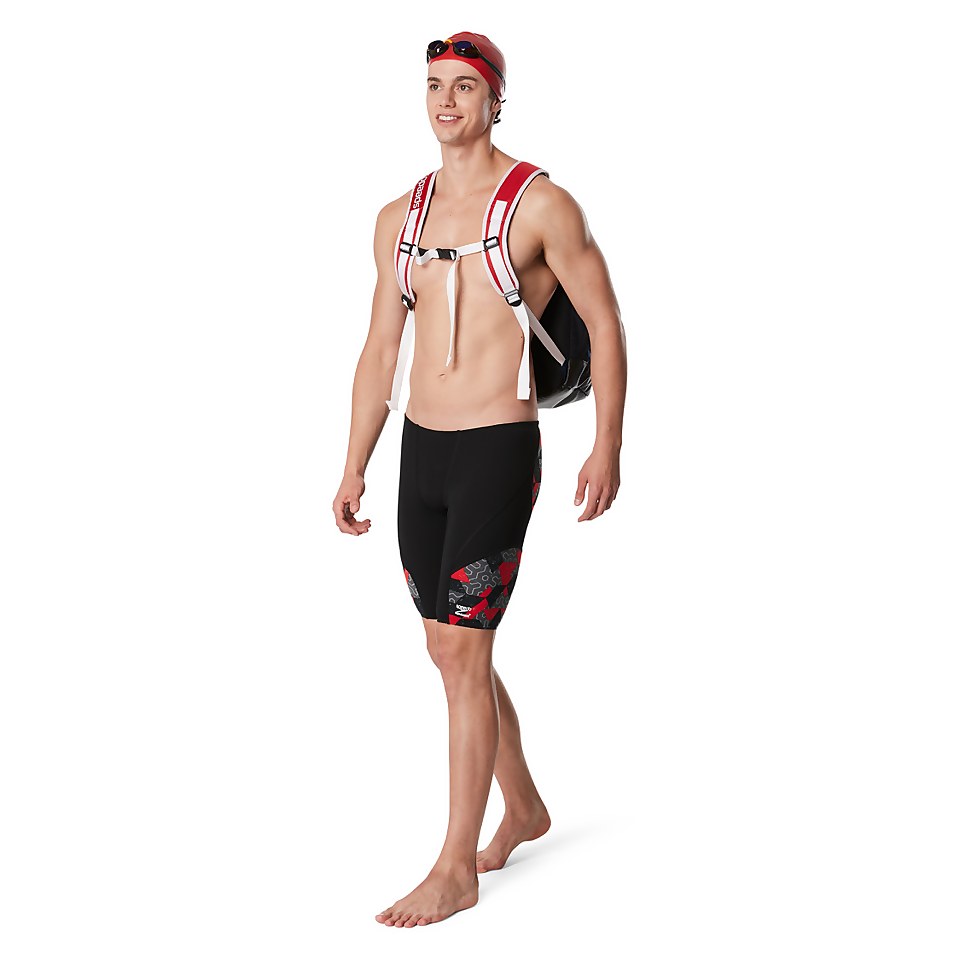Men's Ruse Blocks Jammer Red