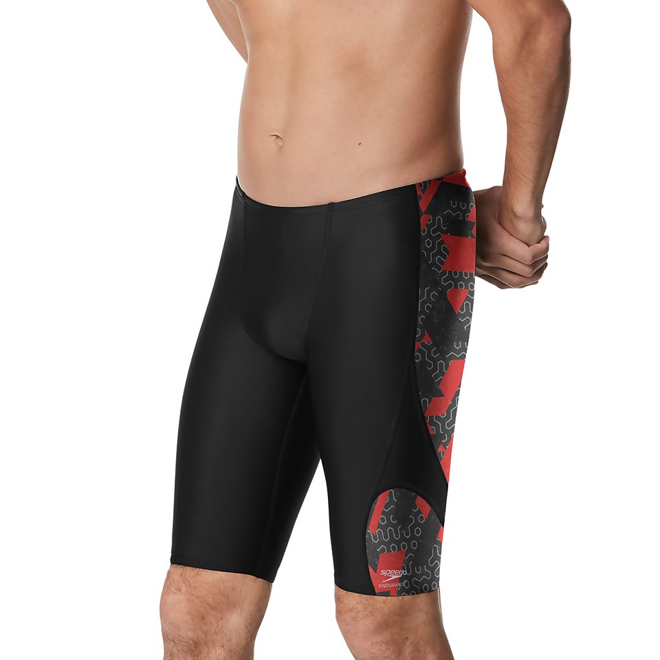 Men's Ruse Blocks Jammer Red