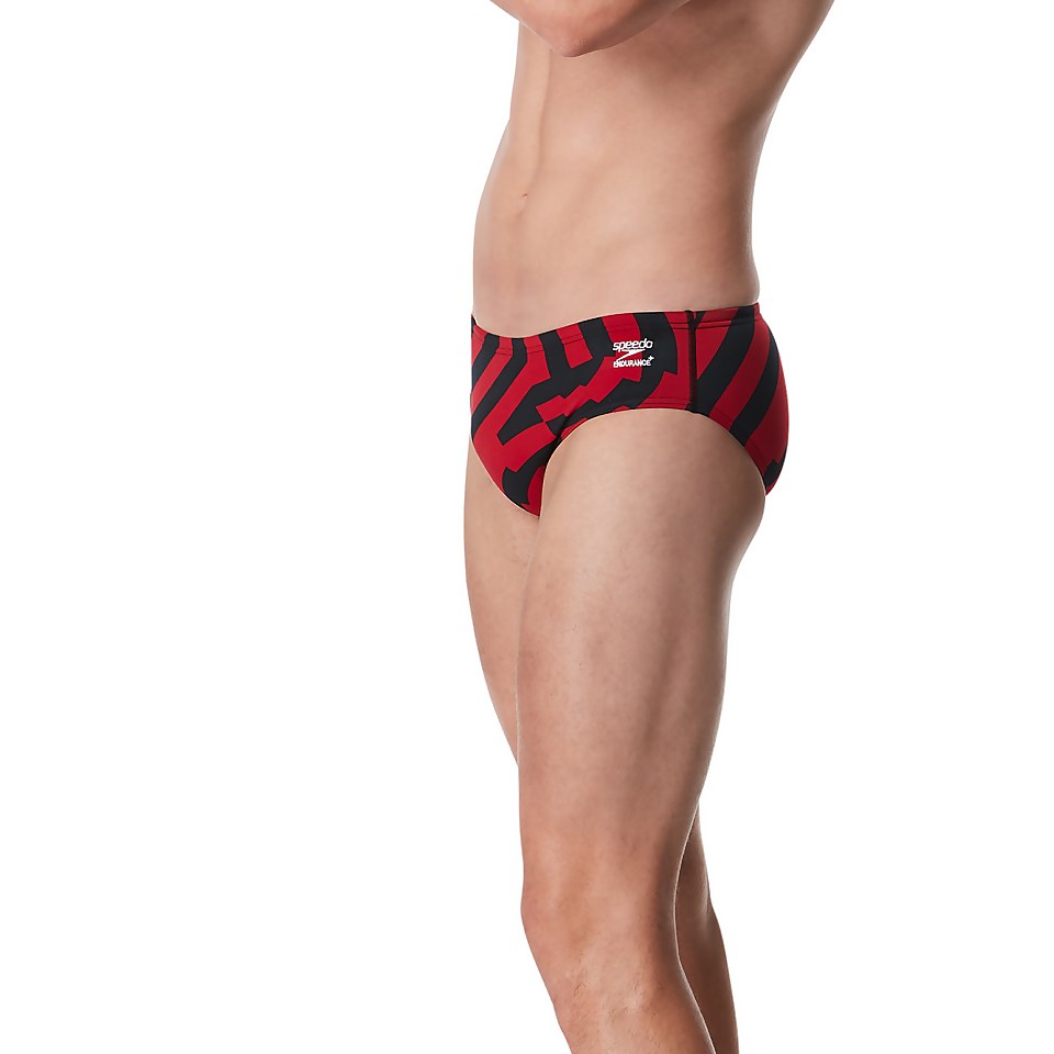 Men's Vortex Maze Brief Purple