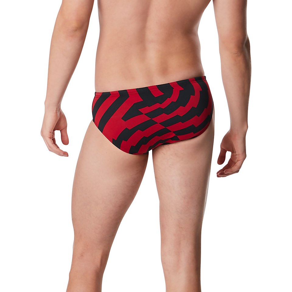Men's Vortex Maze Brief Purple