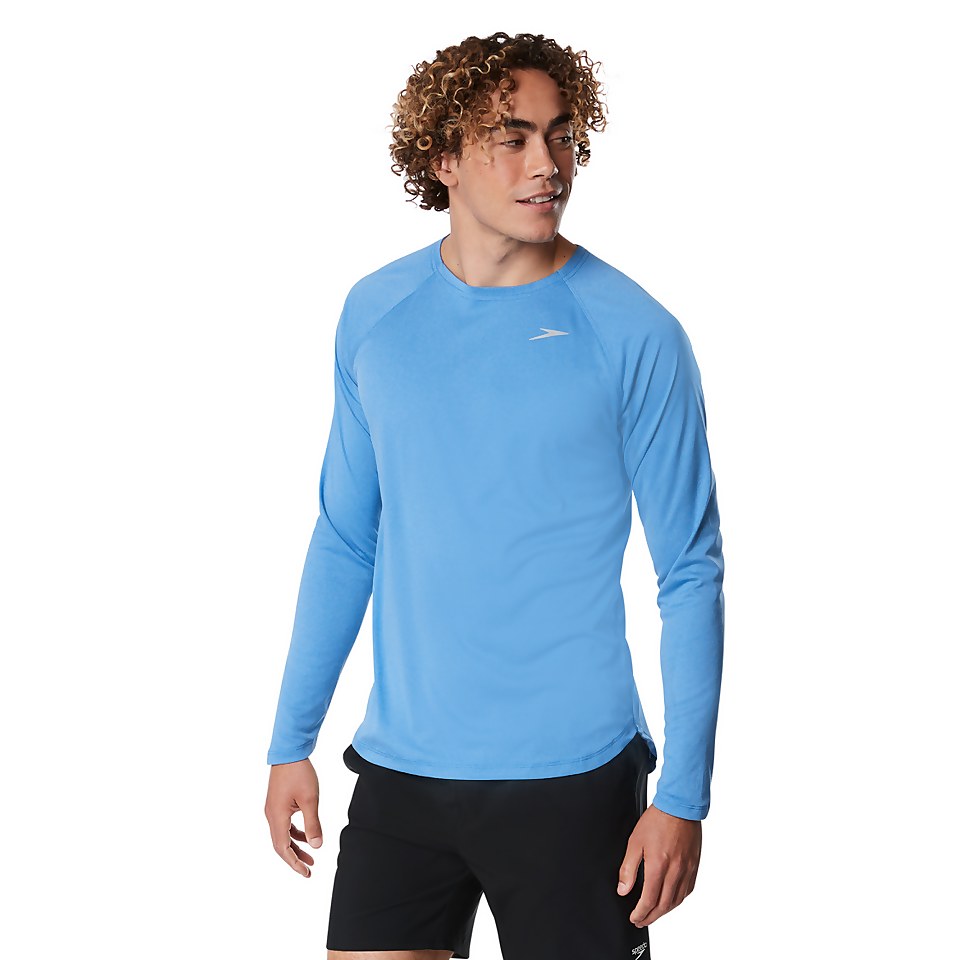 Men's Long Sleeve Rashguard Blue