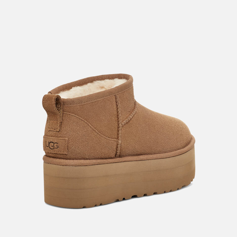 UGG Classic Ultra Mini Platform Suede Boots