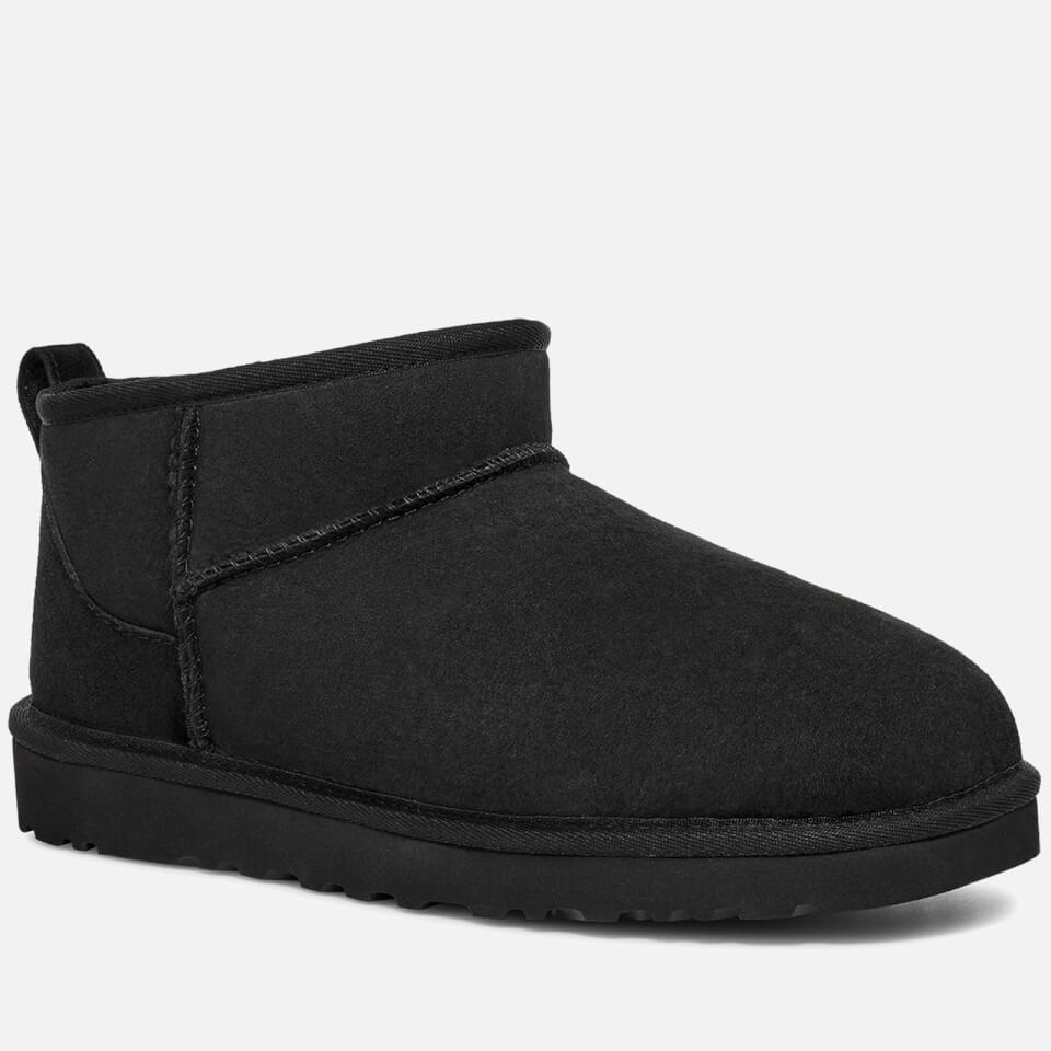 UGG Ultra Mini Suede and Wool-Blend Boots
