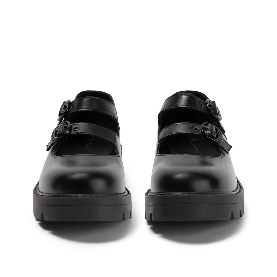 Adult Womens Kori MJ Double Leather Black